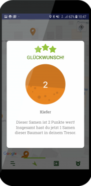 7 Screenshot Seedhunter Glückwunsch