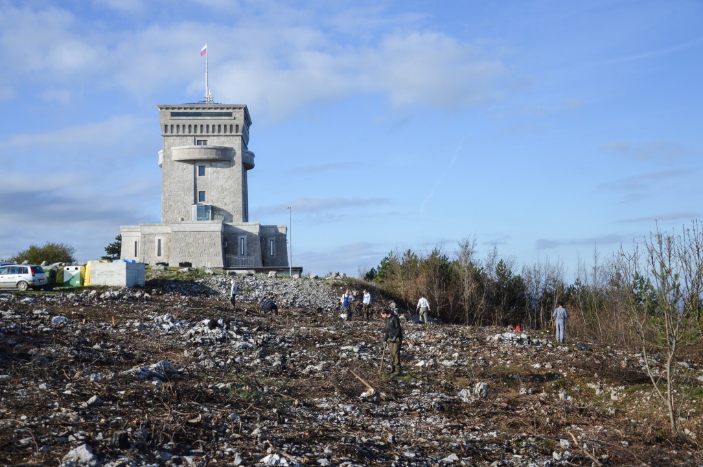 The monument of peace Cerje